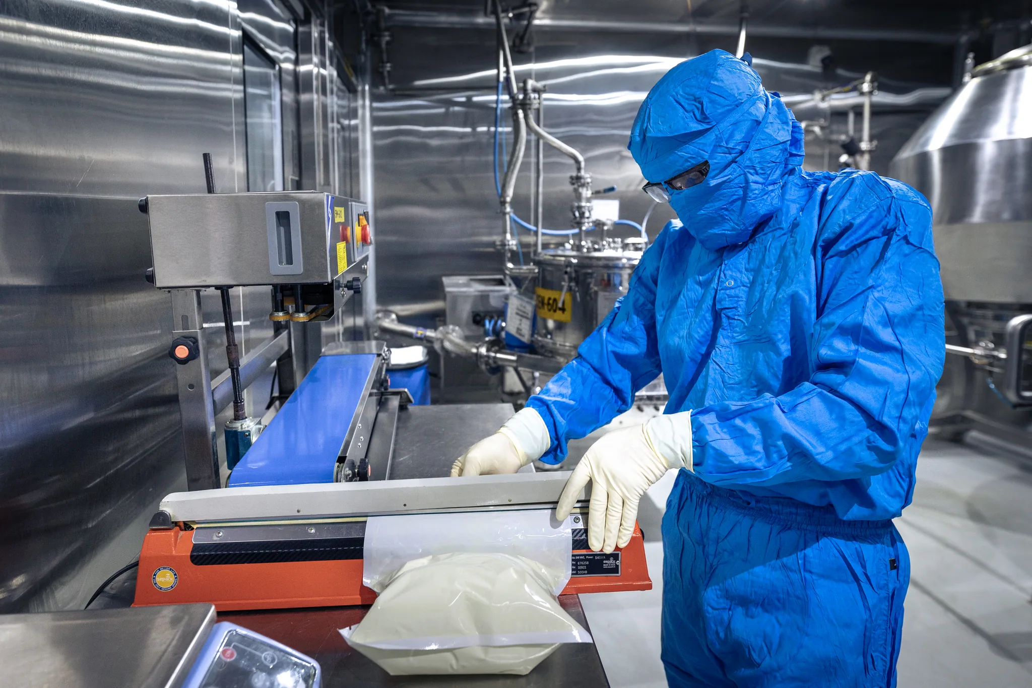 The clean room suite at the Dehradun facility